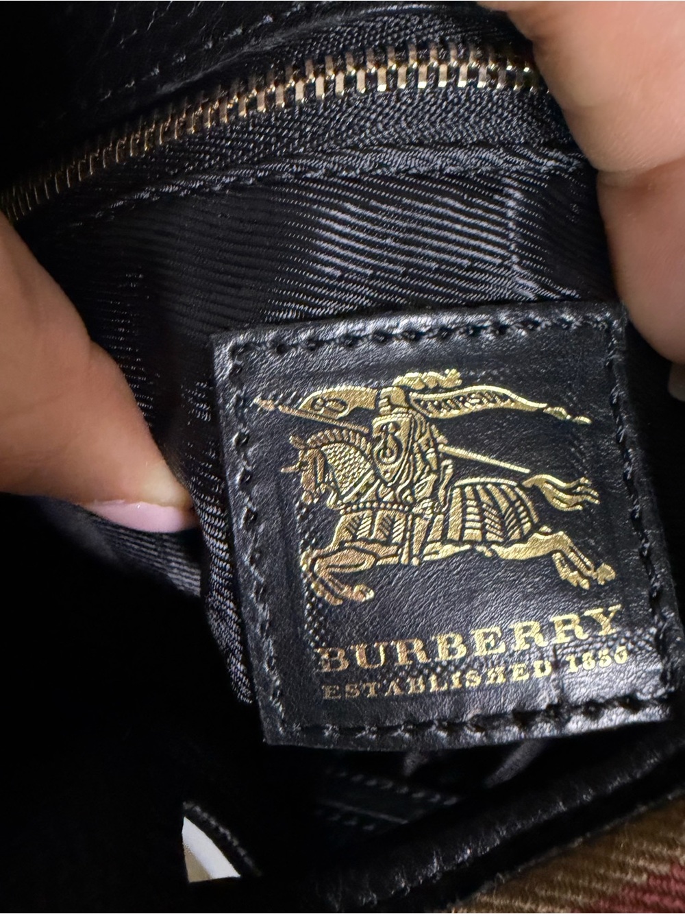 Burberry Brook House Quilted Hobo Bag - Picture 10 of 14
